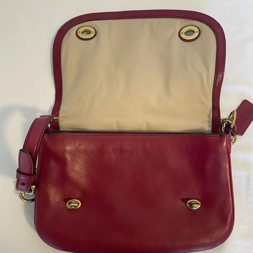 Coach Legacy Double‎ Gusset Flap Chain Bag- Vintage